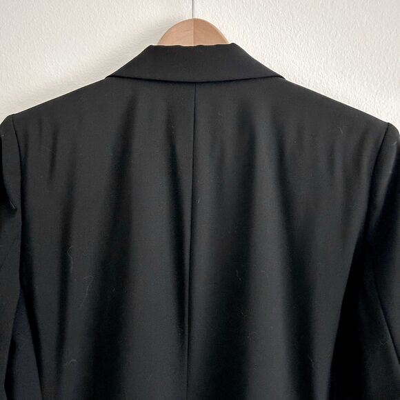 Lauren Ralph Lauren Womens Size 10 Black Wool Blazer FLAW - Picture 6 of 16